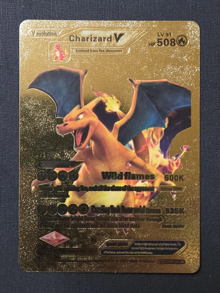 Pokemon Charizard Gold Card for sale - eBay