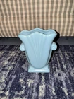 Vintage Royal Haeger Pottery 2003 Ceramic Sky Blue Flower Vase 6 Inches