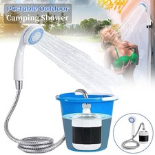 Portable Camping Shower Rechargeable Outdoor Camp Pump for Hiking Travel NEW