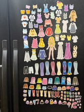 Mix  Match Magnetic Dress Up Fridge Fashion Doll Refrigerator Toy