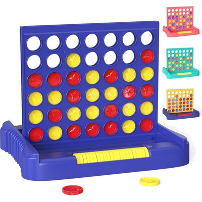 4 in One Row Game Blue, Family Board Games for Children & Adults from 3 , Edu...