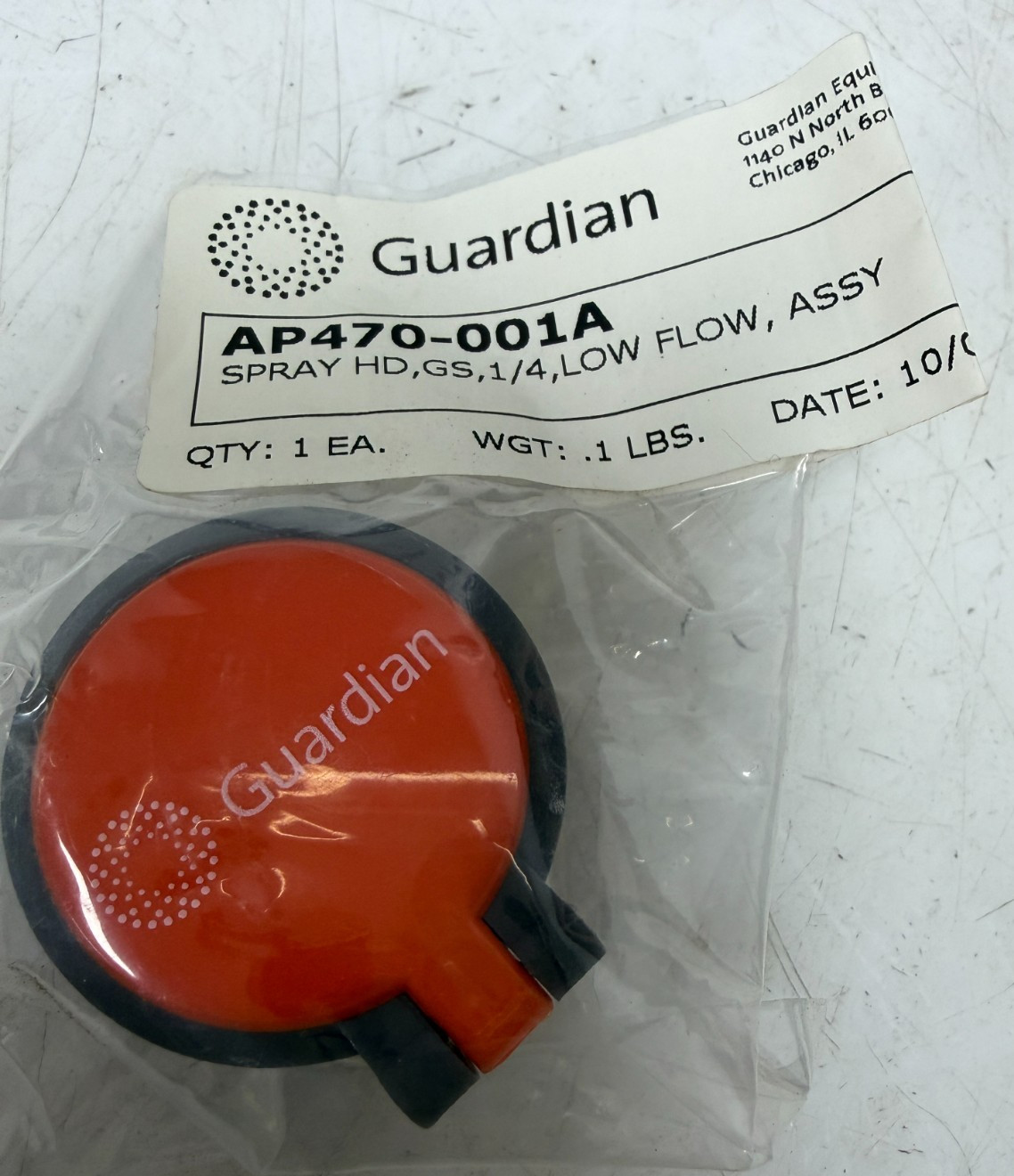 1/4" Low Flow Spray Head Assembly Ap470-001a