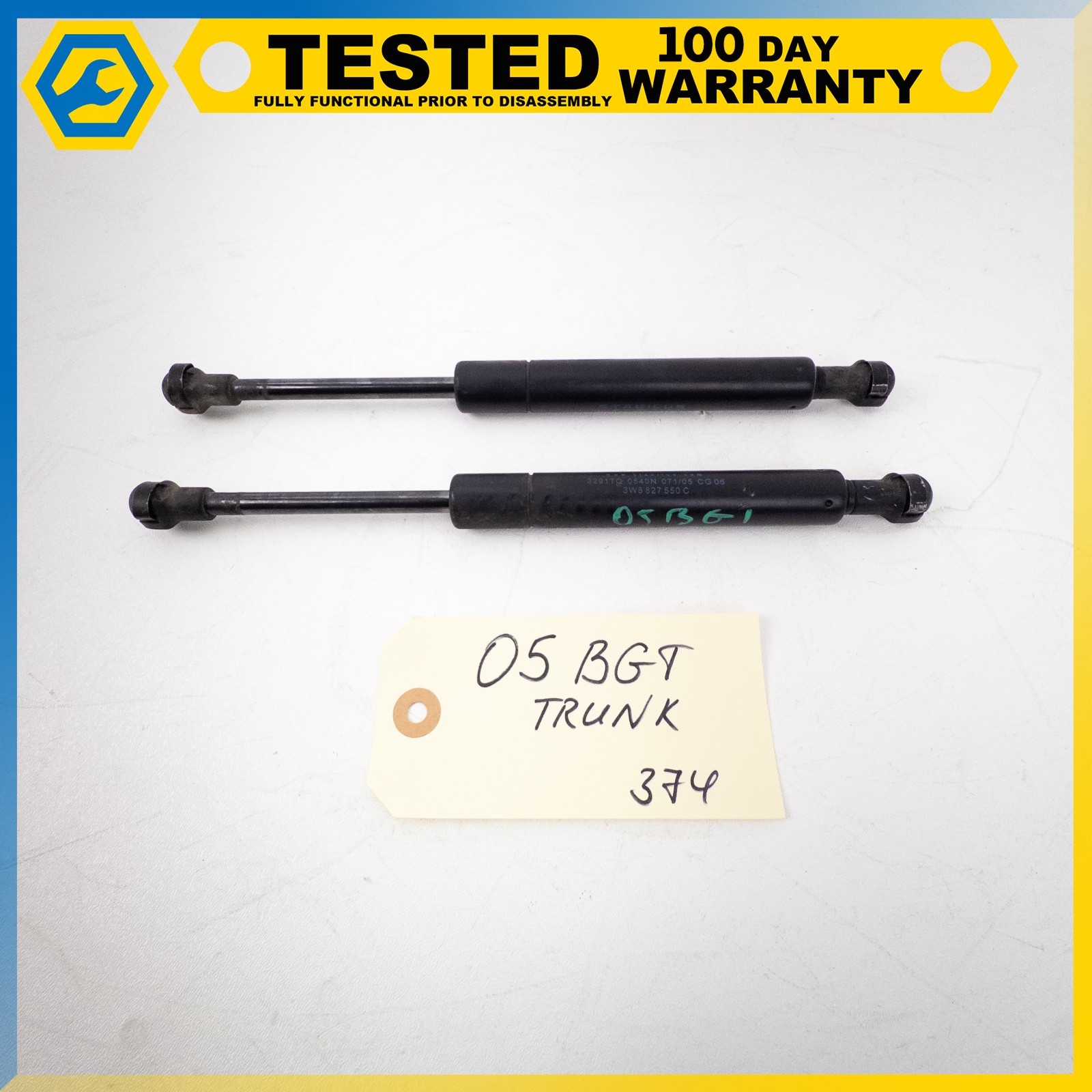 Bentley Continental GT 2003-2013 REAR+RIGHT Trunk strut