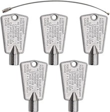 5PCS 216702900 Metal Freezer Door Keys   Compatible with Frigidaire, Kenmore, GE