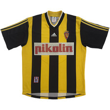VTG 1998-99 ADIDAS Real Zaragoza Football Soccer Pikolin Away Camiseta Jersey L