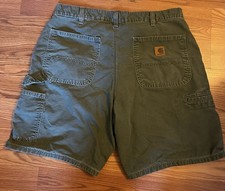 Vintage Carhartt Moss Green Shorts 34
