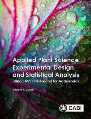 Edward F Durner Applied Plant Science Experimental Design (Hardback) (UK IMPORT)