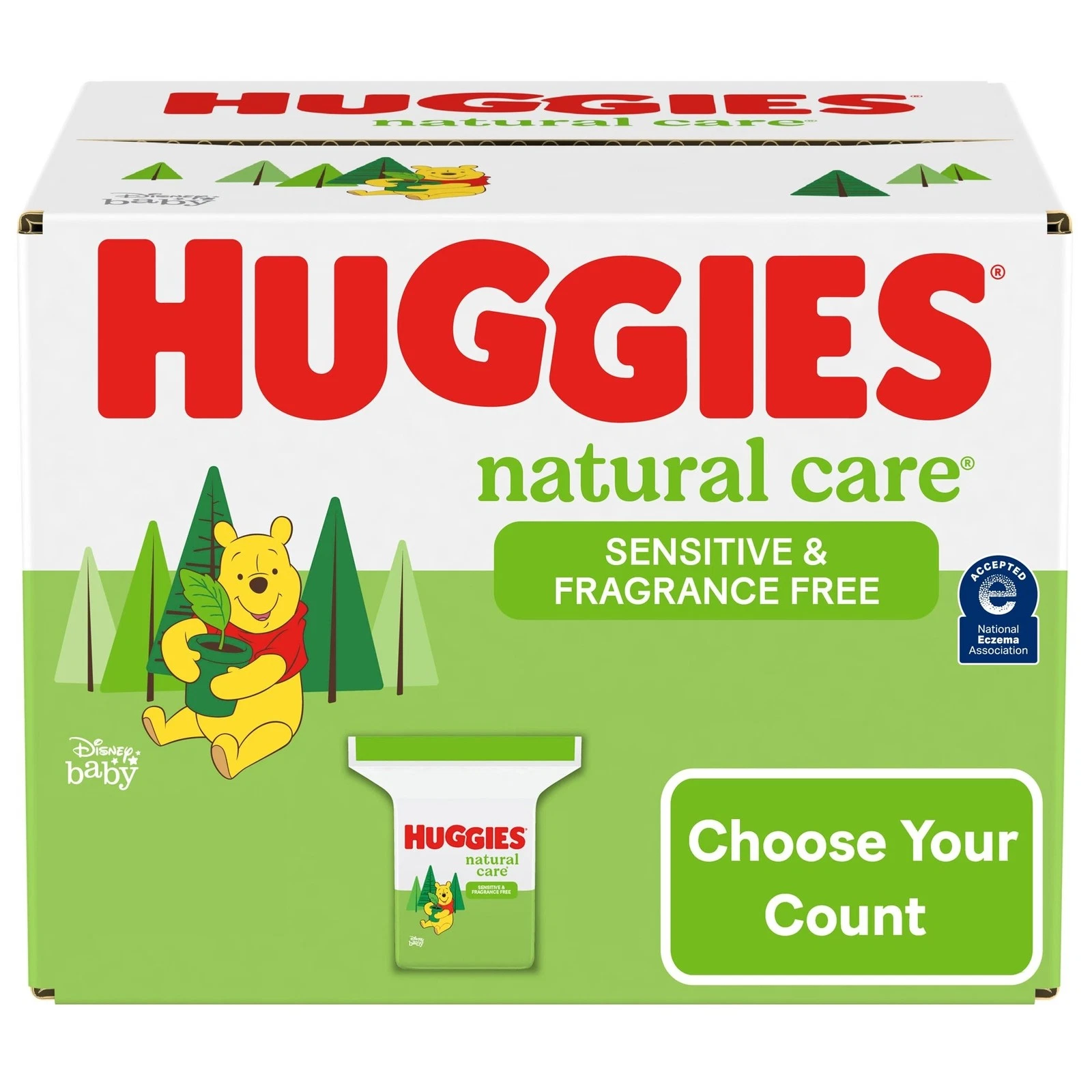 Huggies Natural Care Baby Wipes Softer For Sensitive Skin Fragrance-Free 184 Ct
Opens in a new windo