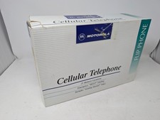 1990's Motorola DPC 13020 microtac flip phone with box and video. new open box