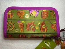 2020 Disneyland Shag in the Enchanted Tiki Bar Trader Sam's Harveys Wallet NEW
