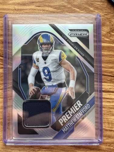 2025 Panini Prizm Matthew Stafford Premier Jerseys Silver #PJY-MSD Rams