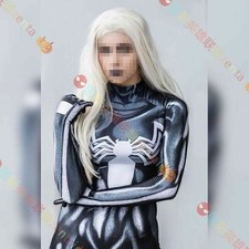Female Venom Spider-woman Jumpsuit Cosplay Costume Comicon Halloween Adult/Kids