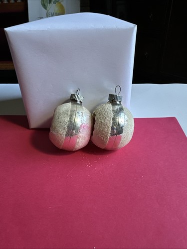 Adornos de Navidad Brite Brites Brites de Colección Doble Sangría Oro Rosa Plata Mica - Imagen 2 de 7