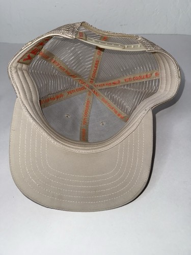 YETI Coastal Camper Trucker Hat Cap Bus Van Snapback Rare Retired Tan Unisex - Picture 10 of 13