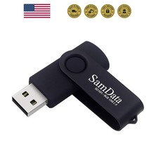 USB Flash Drive 8GB 1 Pack USB 2.0 Thumb Drive Swivel Memory Stick Data Stora...