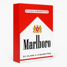 Marlboro3D PrintedRGB LED Lamp – Remote Control – 10x7x3 in Art Light Box