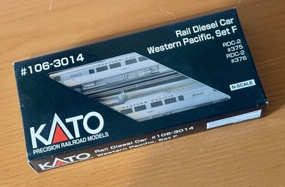 Kato USA 106-3014 2er Set Budd RDC - 2 Autos Western Pacific, Spur N