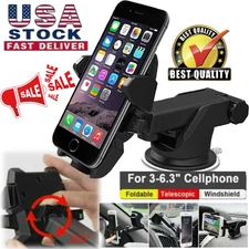 360° Mount Holder Car Stand Windshield For Mobile Cell Phone GPS Universal US