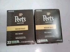 Peet's Coffee Big Bang Medium Roast Coffee K-Cup Pods 44 CT Exp 9-28-26 Box DMG