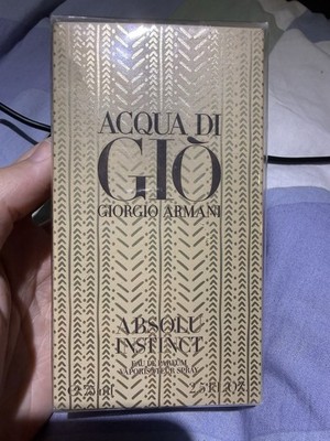 Discontinued Giorgio Armani Acqua Di Gio Absolu Instinct 2.5 Oz EDP sealed