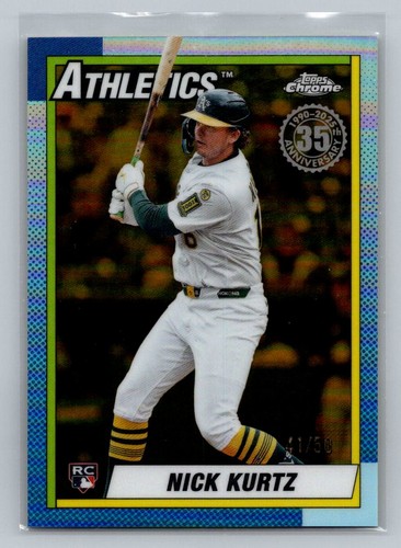Nick Kurtz [Gold] #90CU-21 2025 Topps Chrome Update 1990 card