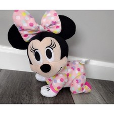 Just Play Disney Baby Minnie Mouse Musical Crawling talking Pals Plush learn