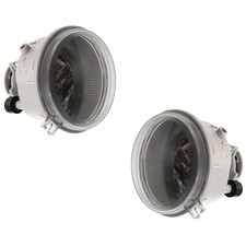 Set Of 2 Clear Lens Fog Light For 2005-07 Jeep Liberty Lh Rh Capa W Bulbs