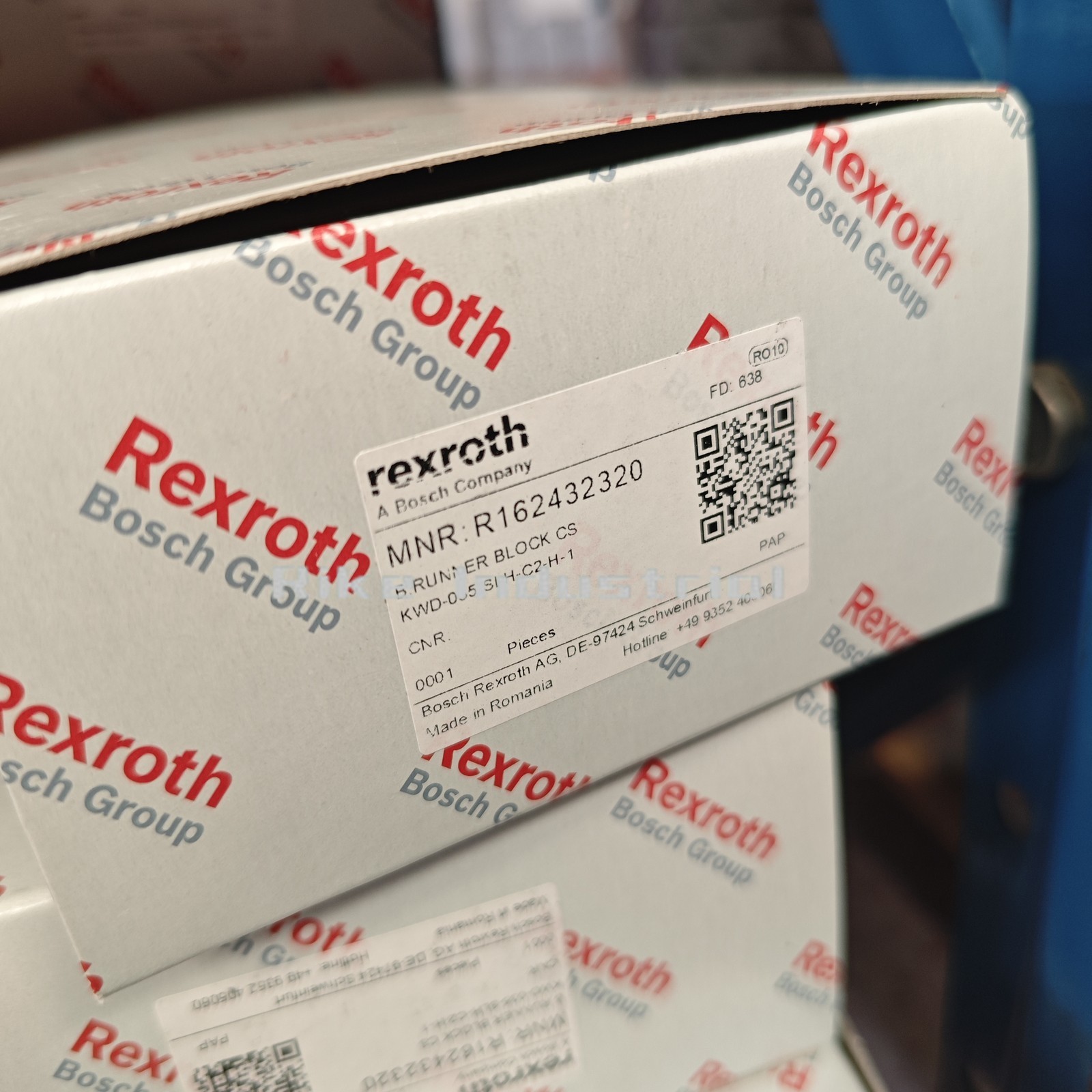 Bosch Rexroth R162432320 BSHP SLH Size 35 Ball Runner Block Linear Guide Block