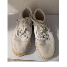 VANS Old Skool Sneaker kariert weiß gelb Uni...