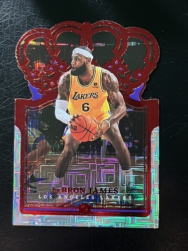 LeBron James 🏀 2021-22 Panini Crown Royale Asia Red TMALL #52 - LA Lakers;