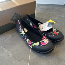 Muck Boot Women’s Muckster II Flat Garden Shoes Night Floral Print Black UK9