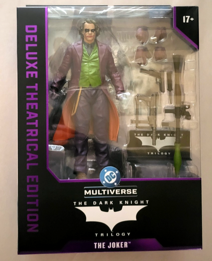 🖤🤡💜McFarlane DC Multiverse JOKER (The Dark Knight) Deluxe