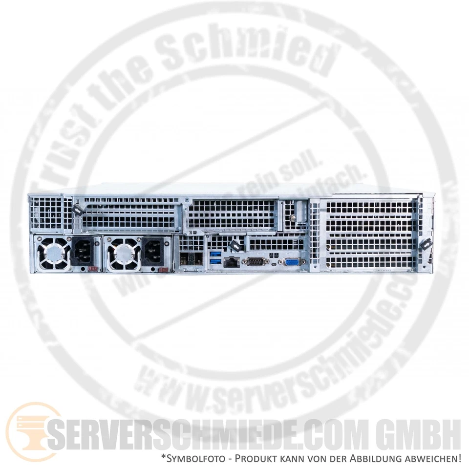Supermicro CSE-829U X10DRU-i+ 19" 2U 12x 3,5" LFF 2x Intel XEON E5-2600 v3 v4 DD - Bild 3 von 4