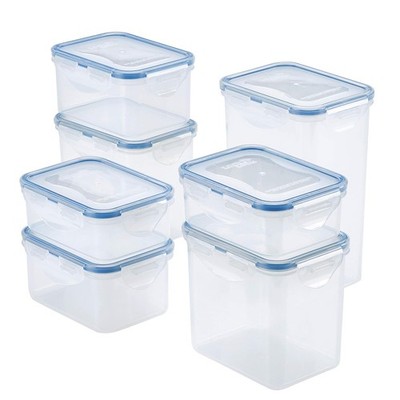 LOCK & LOCK Easy Essentials Food Storage lids/Airtight containers, BPA Free, ...