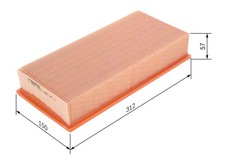 Air Filter BOSCH 1457433750