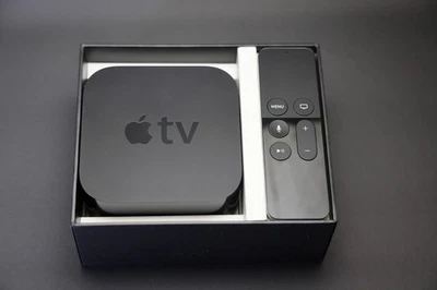 Apple TV (4. Generation) 64GB Mediaplayer (A1625) mit Apple TV Remote und OVP - Bild 1 von 4