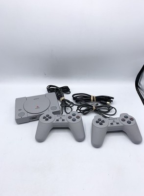 Sony PlayStation PS1 Classic Mini Console SCPH-1000R 2 Controllers Tested Works