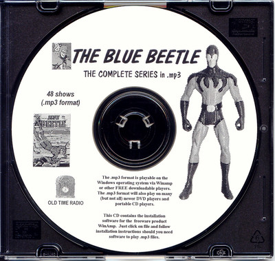 THE BLUE BEETLE - 48 Shows Old Time Radio In MP3 Format OTR 1 CD