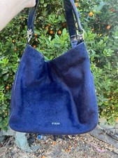 Staud Perry Calf Hair Slouchy Hobo Tote Shoulder Bag