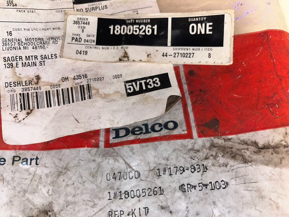 Ajustador de freio traseiro NOS GM 76-89 Buick Olds Pontiac G Body Turbo GN Monte SS - Imagem 4 de 4