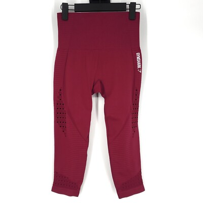 Cropped Leggings Gymshark Beet Seamless Leggings Gymshark Energy+