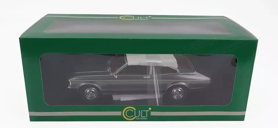 Ford Granada Coupé 1972 Gris Métallisé - Cult Models 1/18 - Résine - Neuf