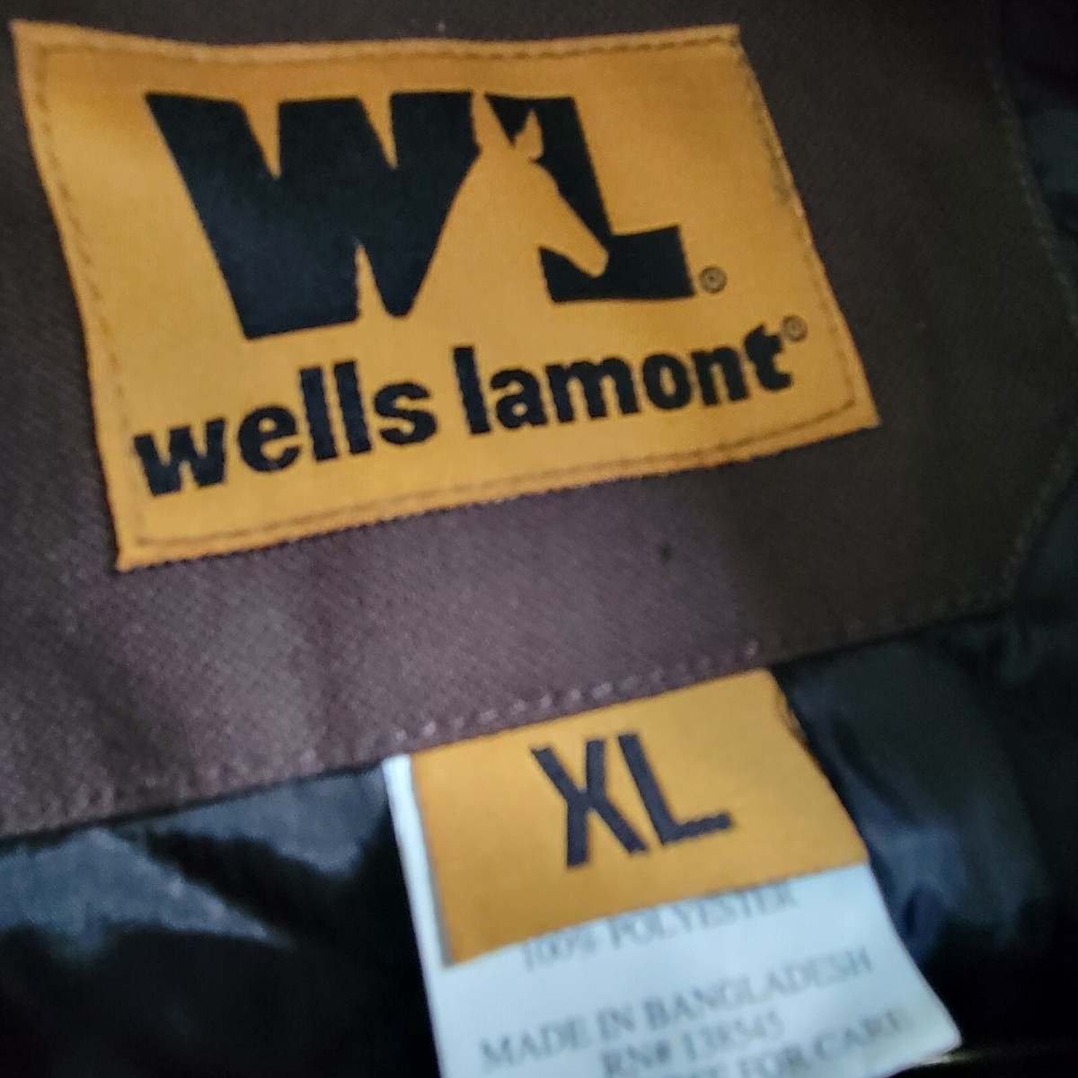 Wells Lamont Coverall Jumpsuit XL Men's NWOT Insulated Brown Canvas Workwear View 5