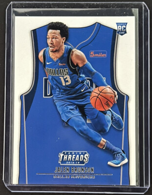2018-19 Panini Threads Jalen Brunson #164 RC Jersey Stil