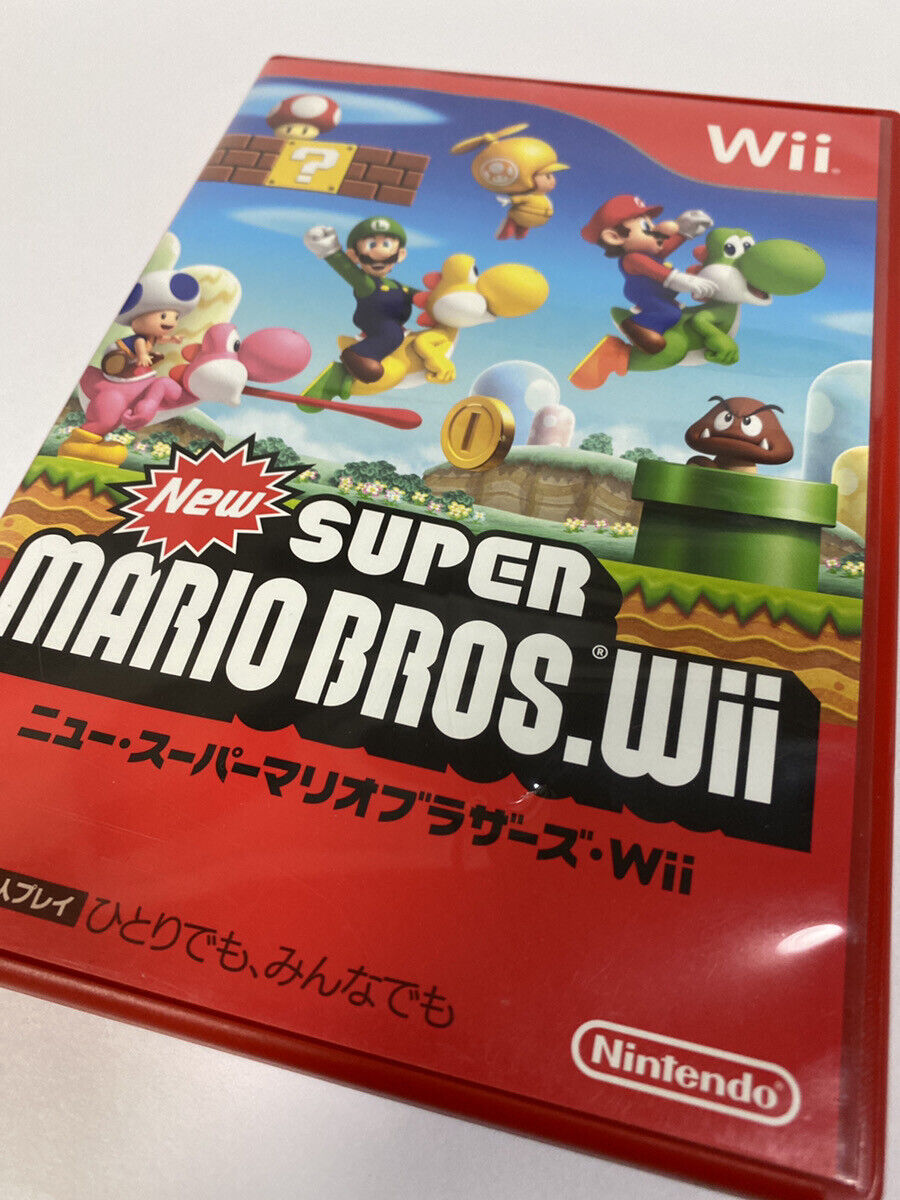 Nintendo Wii New Super Mario Bros. Wii Normal Edition Japanese game software