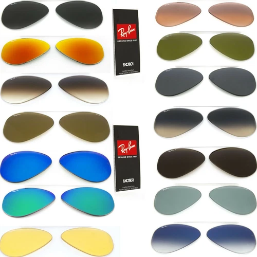 Original Replacement Lenses Ray-Ban RB3025 Aviator Classic or Polarized