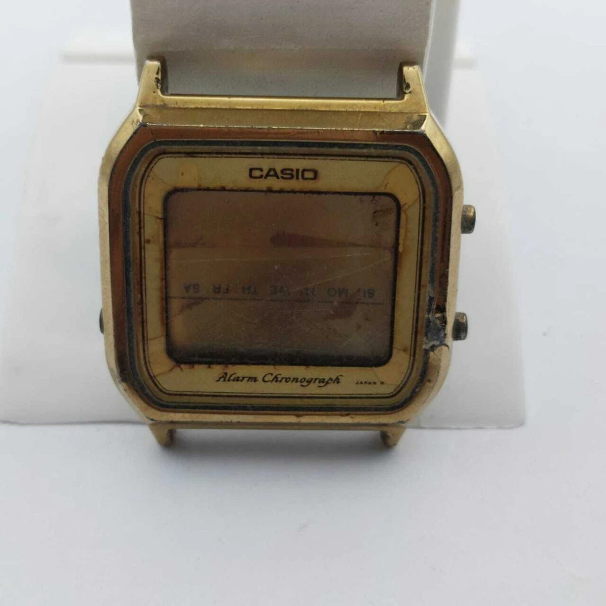 Casio Quartz 449 SA 70 G Digital Vintage Men s Watch For Parts eBay