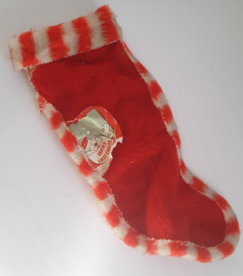Rare Vintage Santa's First Choice - STOCKING  Babies first Christmas Warwick RI