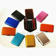 Aluminum Wallet Credit Card Holder Case for Men  Women With RFID Protection