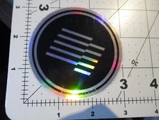 ANTHEM BREWING Oklahoma City Uroboros silver STICKER decal craft beer brewery